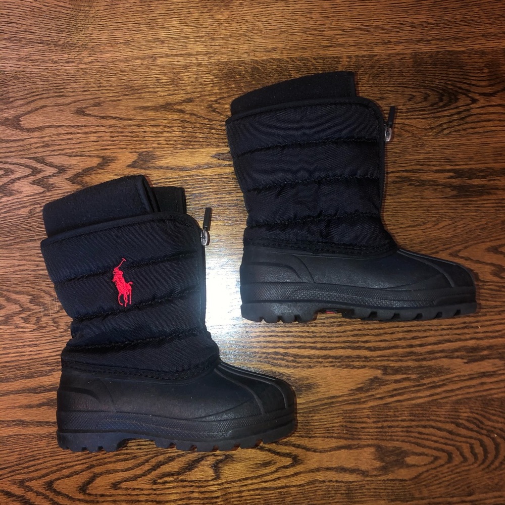 Polo Ralph Lauren Zip Snow Boot Toddler Boys Sz: 8